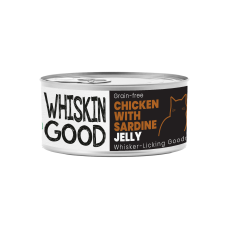 WhiskinGood Wet Food Chic w/Sardine Jelly 70g, 509014, cat Wet Food, WhiskinGood, cat Food, catsmart, Food, Wet Food